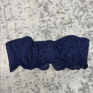 Victoria's Secret Deep Blue Lace Bralette